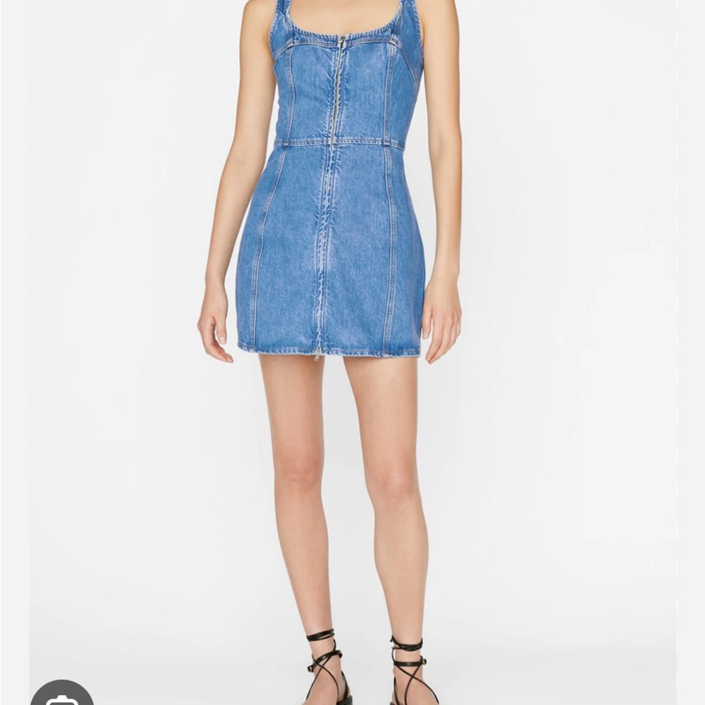Frame Denim Light Blue Mini Dress